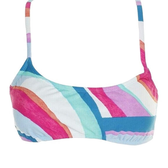 Hula Honey Flying Colors Strappy Back Bikini Top - Picture 6 of 8